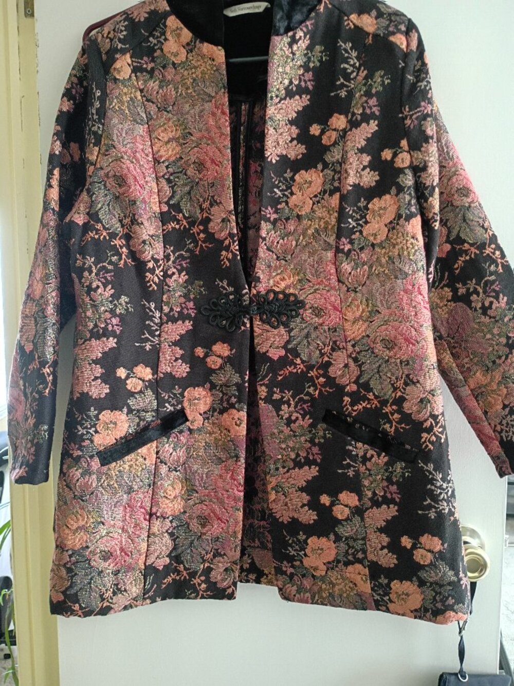 3/4 Brocade Jacket